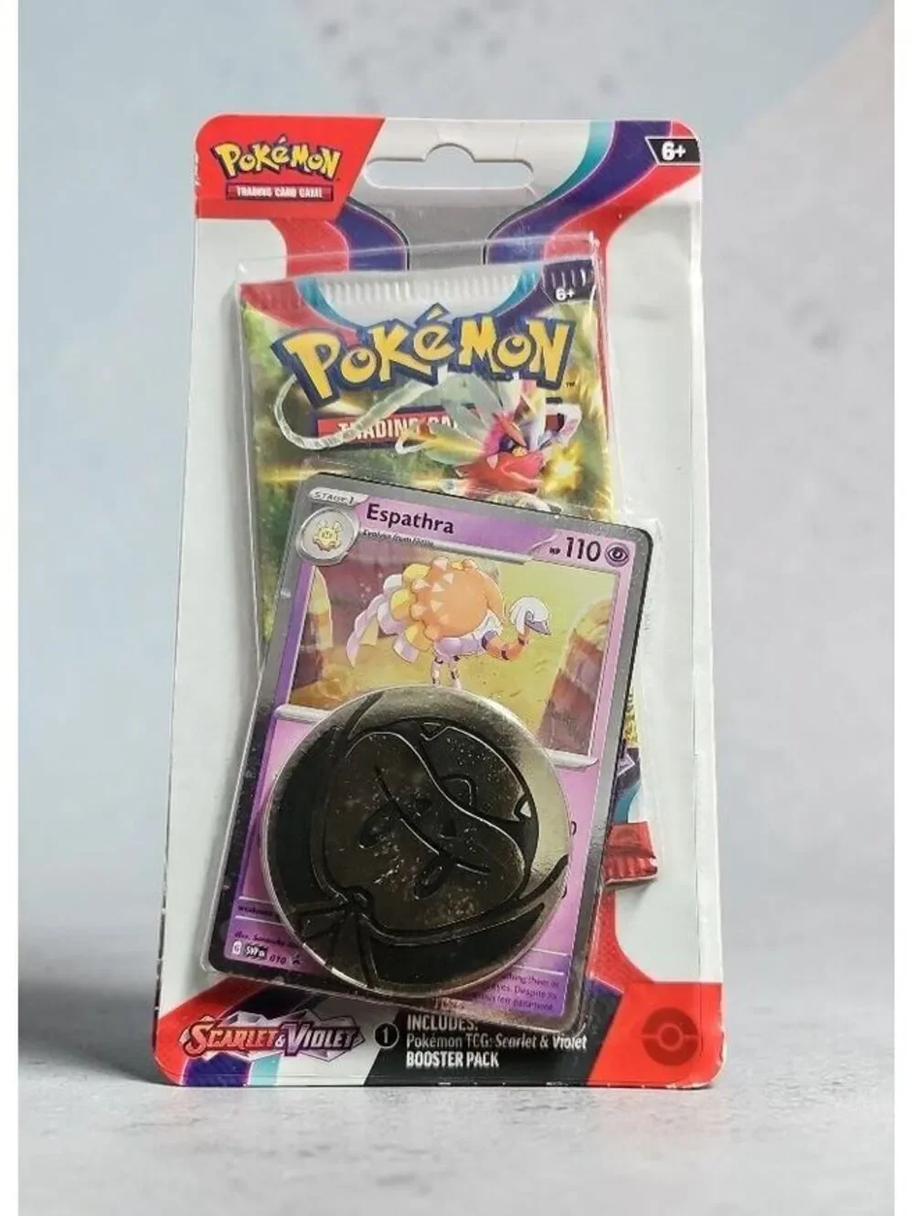 Pokémon TCG Scarlet & Violet Blister 2023 – Sealed Promo & Coin, Storage Wear